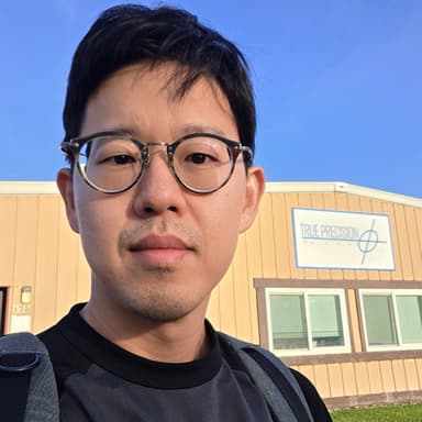 Eric Na outside True Precision Machining in Buellton, California