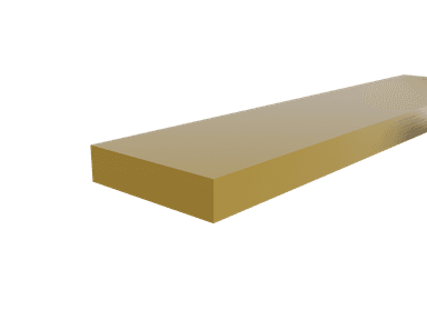 C360 Brass Flat Bar