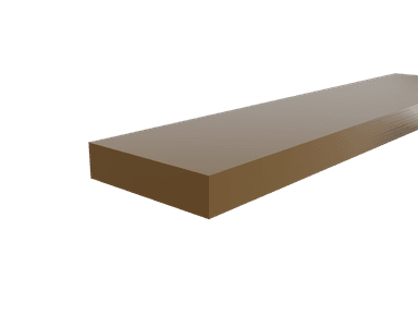 954 Bronze Flat Bar