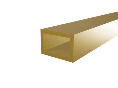 260 Brass Rectangular Tube