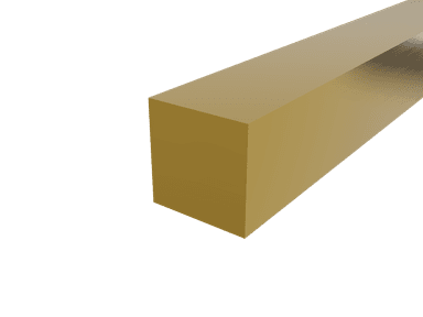 360 Brass Square Bar