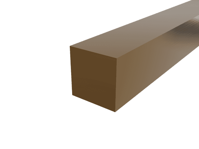 954 Bronze Square Bar