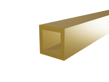 260 Brass Square Tube