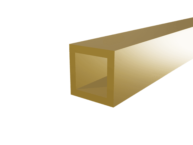 260 Brass Square Tube