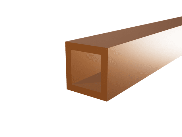 122 Copper Square Tube